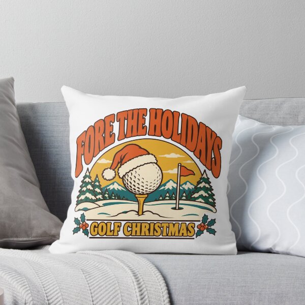 Item preview, Golf Christmas Gift - Fore The Holidays designed and sold by RedRubyBubble.