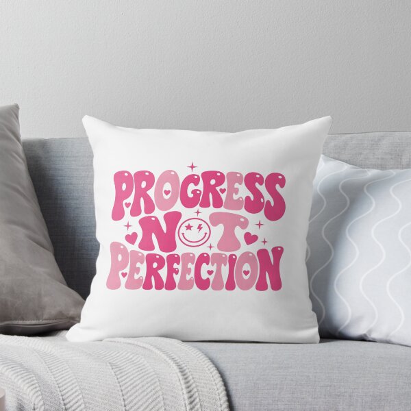Item preview, Progress Not Perfection Motivational Self Care Mental Health Quote designed and sold by SkeletonsDanger.