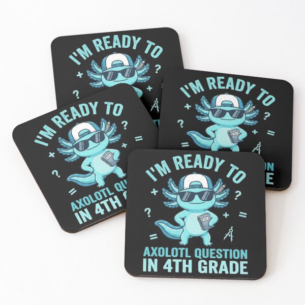 Item preview, Ready to Axolotl Question in 4th Grade Back to School designed and sold by MiALopezArt.