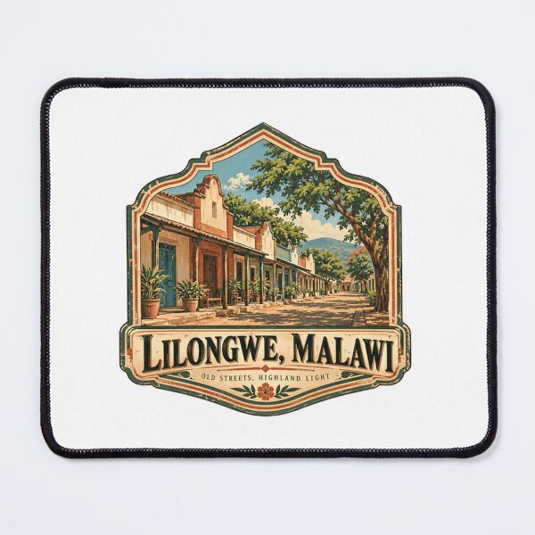 Item preview, Lilongwe, Malawi Old Streets, Highland Light African Travel Destination Souvenir designed and sold by Simsimah26Parks.