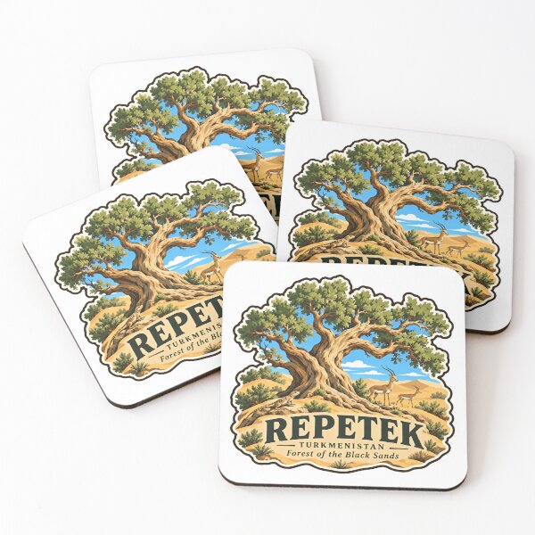 Item preview, Repetek Turkmenistan Forest Of The Black Sands Nature Reserve Travel Souvenir designed and sold by JonesFlora2025.