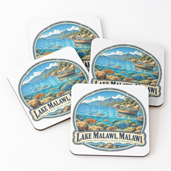 Item preview, Lake Malawi, Malawi Blue Water, Living Color Freshwater Fish Cichlids Travel Africa Vacation designed and sold by Simsimah26Parks.