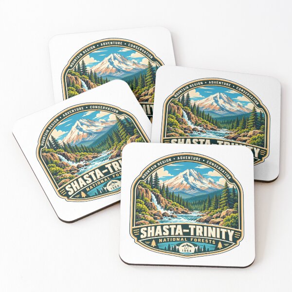 Item preview, Shasta-Trinity National Forests Mountain Region Adventure Conservation designed and sold by JonesFlora2025.