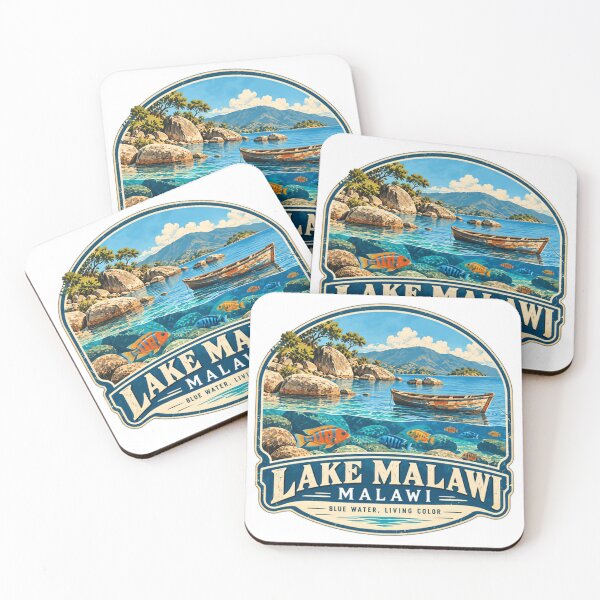 Item preview, Lake Malawi Blue Water Living Color African Travel Destination designed and sold by Simsimah26Parks.