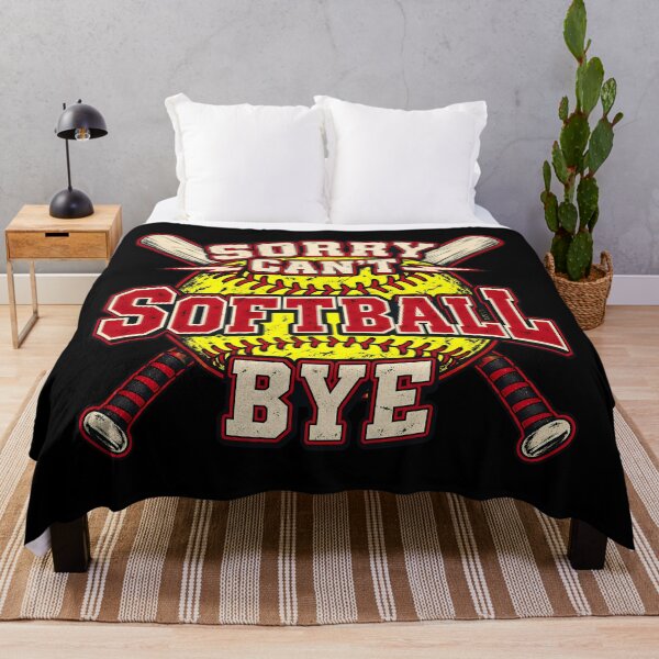 Item preview, Sorry Can't Softball Bye Funny Retro Vintage Crossed Bats Softball Player Humor designed and sold by Photo-Sphere101.