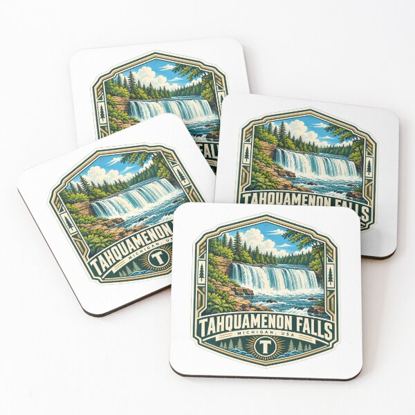Item preview, Tahquamenon Falls Michigan USA Waterfall Travel Souvenir designed and sold by JonesFlora2025.
