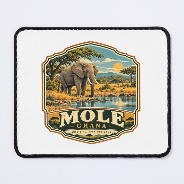 Item preview, Mole Ghana Wild Life, Open Horizons African Safari Elephant Wildlife designed and sold by Simsimah26Parks.