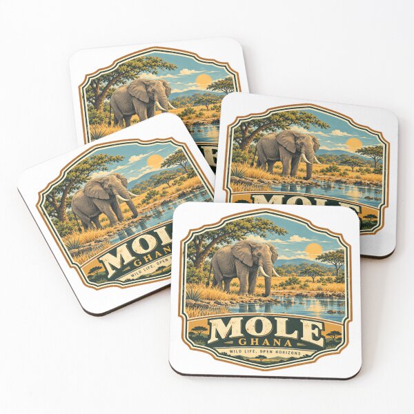 Item preview, Mole Ghana Wild Life, Open Horizons African Safari Elephant Wildlife designed and sold by Simsimah26Parks.