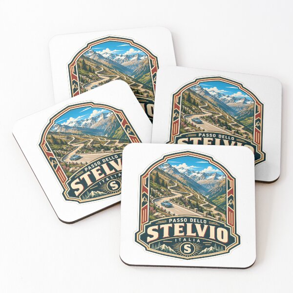Item preview, Passo Dello Stelvio Italia Mountain Pass Road Trip Driver Cyclist designed and sold by JonesFlora2025.