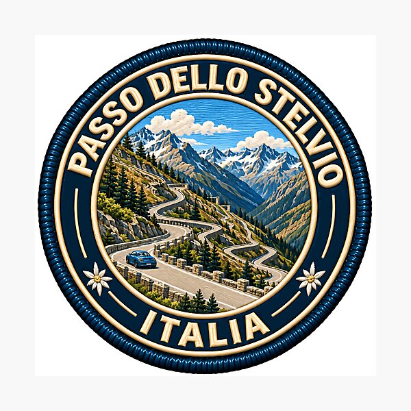 Item preview, Passo Dello Stelvio Italia Road Trip Mountain Pass Travelers Cyclists designed and sold by JonesFlora2025.