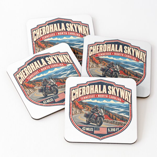 Item preview, Cherohala Skyway Tennessee North Carolina Motorcycle Scenic Drive designed and sold by Simsimah26Parks.