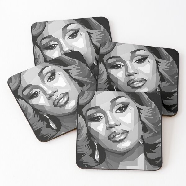 Item preview, Cardi B Grayscale (2) designed and sold by SaulSchmel.