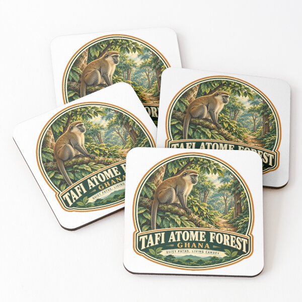 Item preview, Tafi Atome Forest Ghana Monkey Sanctuary Wildlife Traveler Quiet Paths Living Canopy designed and sold by Simsimah26Parks.