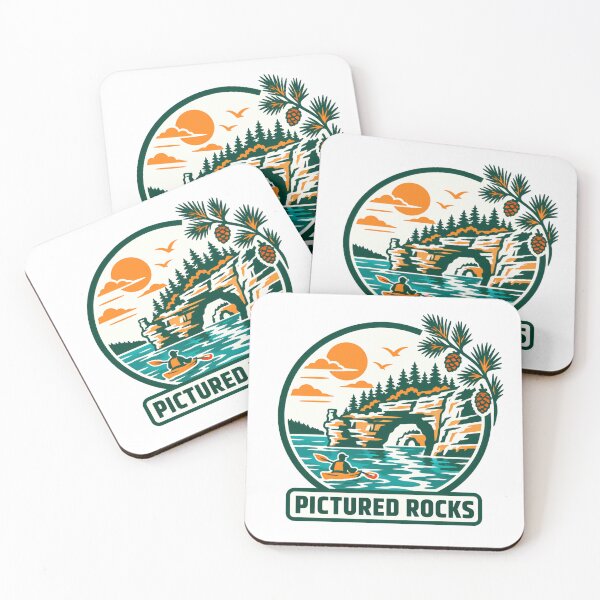 Item preview, Pictured Rocks National Lakeshore Michigan Kayaking Outdoor Adventure Travel designed and sold by ManilStuck237.