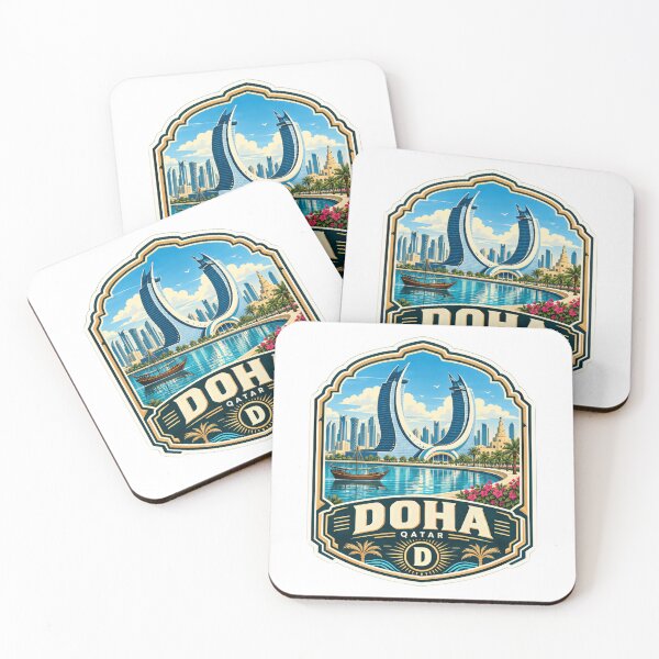 Item preview, Doha Qatar City Skyline Travel Vacation designed and sold by NeedForParks.