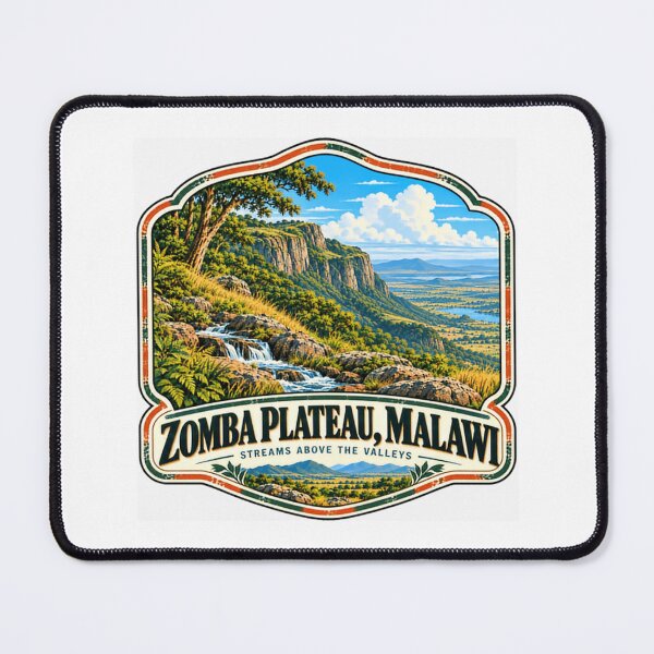 Item preview, Zomba Plateau, Malawi Streams Above The Valleys Travel Souvenir African Landscape designed and sold by AncientClouds25.
