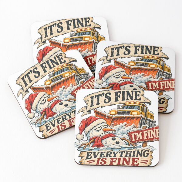 Item preview, It's Fine I'm Fine Everything Is Fine Snowman designed and sold by TOMSZE.