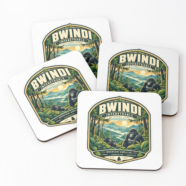 Item preview, Bwindi Impenetrable National Park Mountain Gorillas Forest Conservation Adventure Est. 1991 Uganda Wildlife Travel designed and sold by NeedForParks.