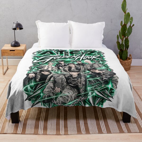 Item preview, ATEEZ Group Golden Hour Dark Emerald Spikes designed and sold by Valeree Store.