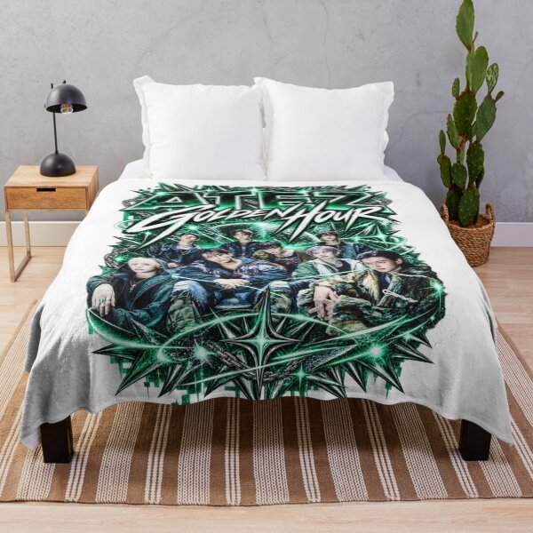 Item preview, Iconic Spiky Emerald ATEEZ Group Golden Hour Art designed and sold by Valeree Store.