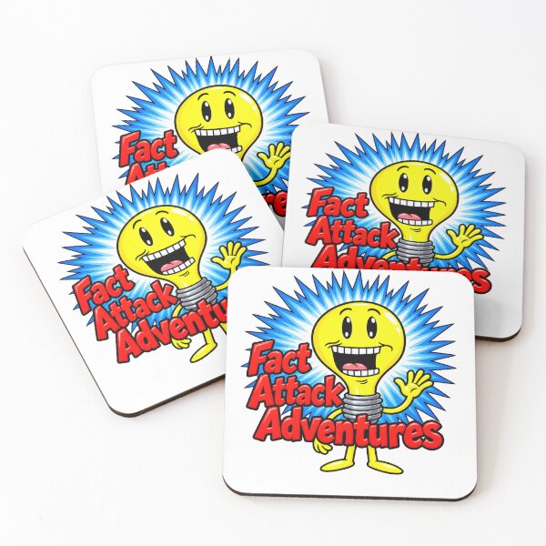 Item preview, Fact Attack Adventures Funny Light Bulb Cartoon designed and sold by KireVeronica.