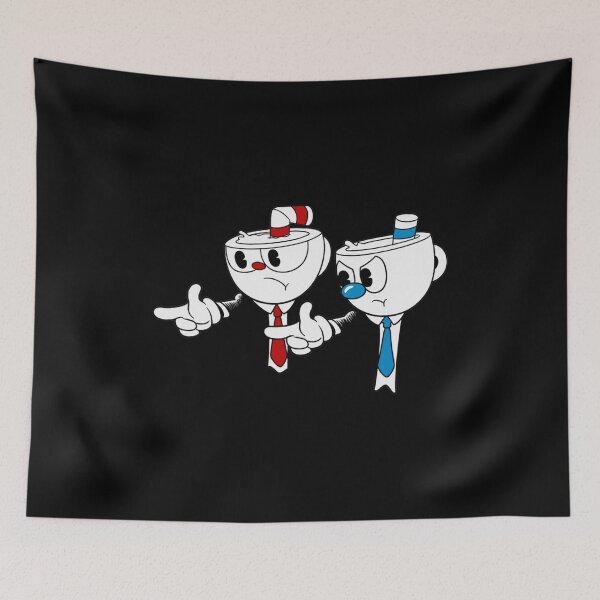 Item preview, Animated Cup Characters Friendship Illustration designed and sold by yarnell-press.