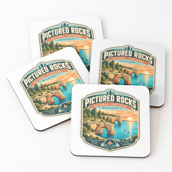 Item preview, Pictured Rocks National Lakeshore Michigan Explore Cliffs Kayak Adventure Upper Peninsula Travel designed and sold by NeedForParks.