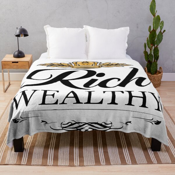 Item preview, Rich Wealthy Crown Black Text Style Design designed and sold by RichardRags.