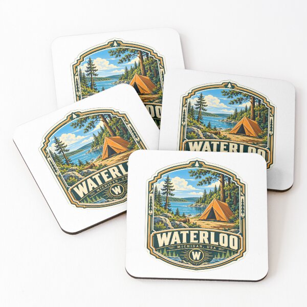 Item preview, Waterloo Michigan USA Camping Outdoor Adventure designed and sold by ManilStuck237.