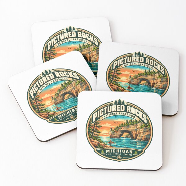 Item preview, Pictured Rocks National Lakeshore Est. 1966 Michigan Hike Paddle Explore Adventure designed and sold by kristyparkStar3.
