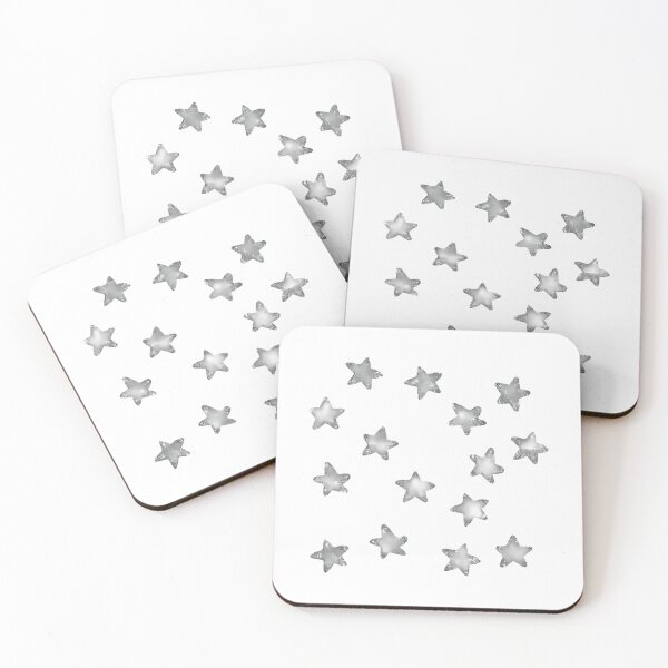 Item preview, Silver Glitter Stars designed and sold by marc-palia.
