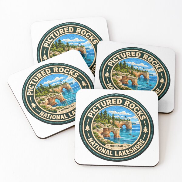 Item preview, Pictured Rocks National Lakeshore Michigan Vacation Souvenir National Park designed and sold by NeedForParks.