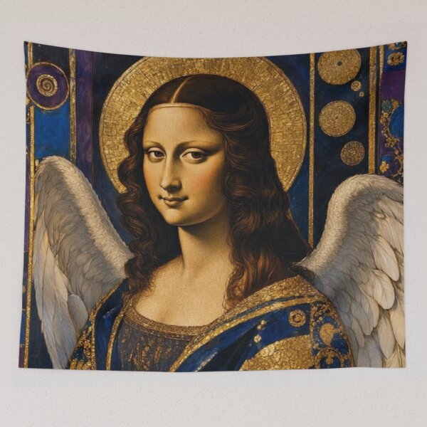 Item preview, Abstract Angel Mona Lisa  designed and sold by TheDarkWardrobe.