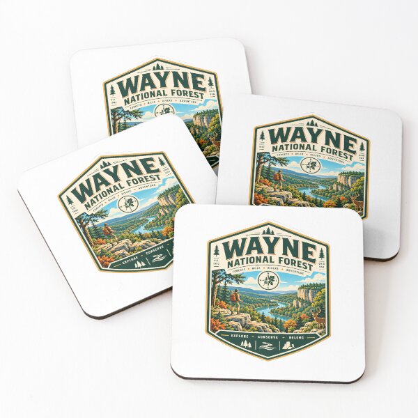 Item preview, Wayne National Forest Ohio USA Forests Hills Rivers Adventure Explore Conserve Belong Hiker Outdoors designed and sold by kristyparkStar3.