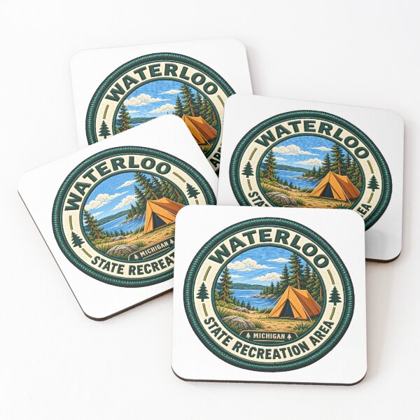 Item preview, Waterloo State Recreation Area Michigan Camping Outdoors Hiker Explorer designed and sold by ManilStuck237.