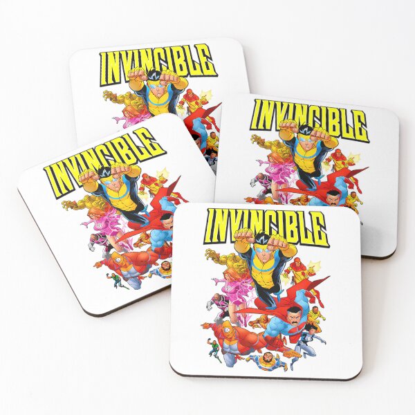 Item preview, Invincible Cartoon Superhero designed and sold by cheek-drew.