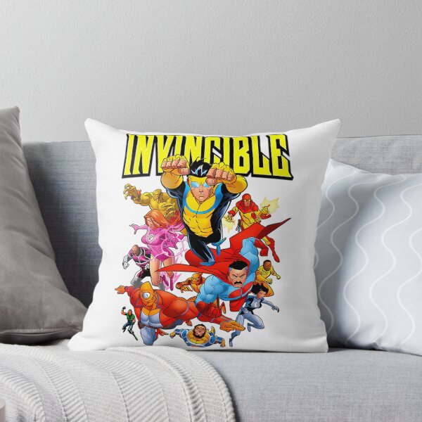 Item preview, Invincible Cartoon Superhero designed and sold by cheek-drew.