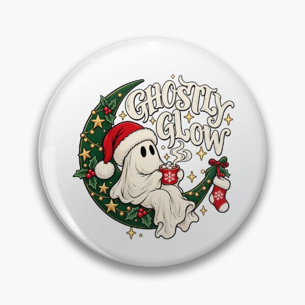 Item preview, Cute Christmas Ghost Shirt, Retro Holiday Ghost Design designed and sold by LandFinStudio.