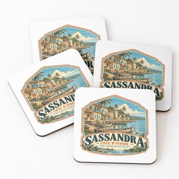Item preview, Sassandra Côte D'Ivoire River Stories Beside The Sea West Africa Travel Vacation designed and sold by AncientClouds25.