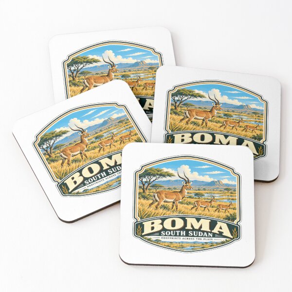 Item preview, Boma South Sudan Hoofprints Across The Plain African Safari Wildlife designed and sold by AncientClouds25.