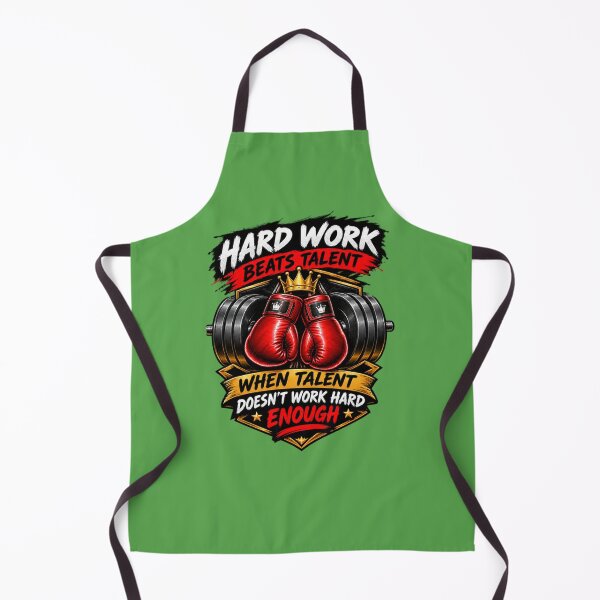 Item preview, Hard Work Beats Talent Boxing Gloves Motivational Design designed and sold by Artbysarmina.