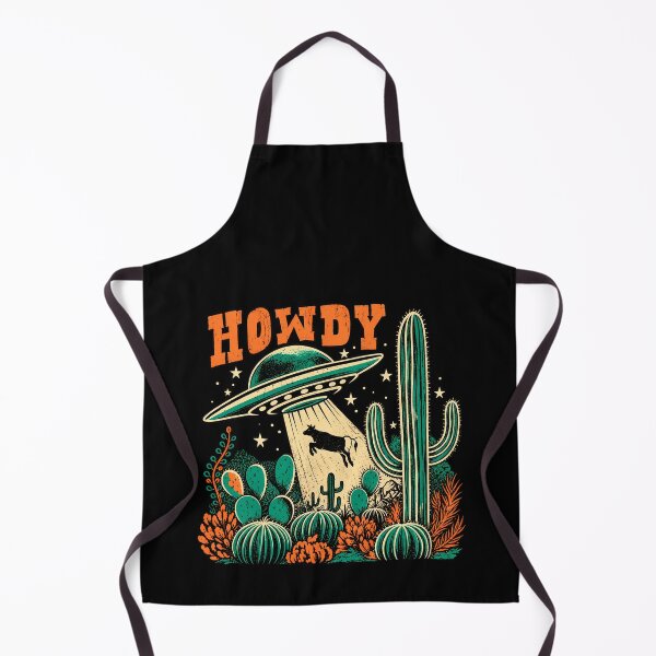Item preview, Howdy Western Cow UFO Vintage Cowboy Alien designed and sold by lcnsdjstrtry.