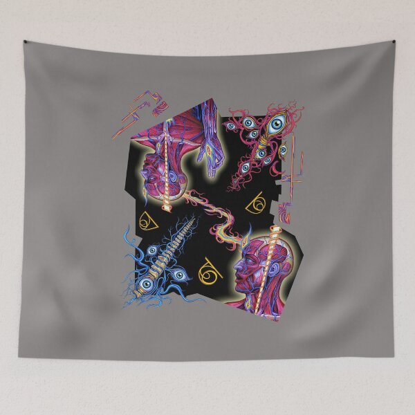 Item preview, TOOL Anatomy Psychedelic Eye Mandala T-Shirt-61 designed and sold by AleksandarBakov.