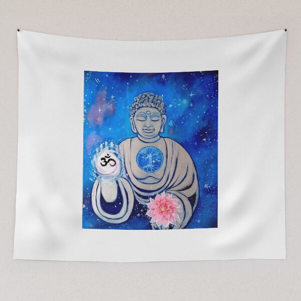 Item preview, Cosmic Buddha Meditation Space Art designed and sold by Hl3lina-lbabe.