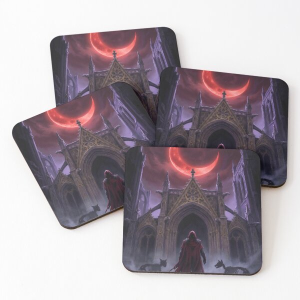 Item preview, Moonlit Reaper Guardian Dark Fantasy Art designed and sold by SnazzifyDigital.