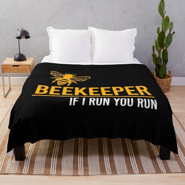 Item preview, Beekeeper. If I Run You Run - Bee Lover Beekeeping Gift designed and sold by salsamirellae.