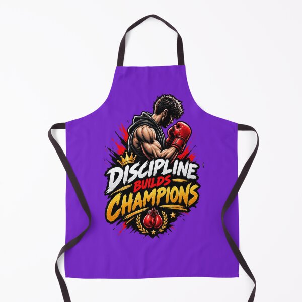 Item preview, Discipline Builds Champions Boxing Motivation Design designed and sold by Artbysarmina.