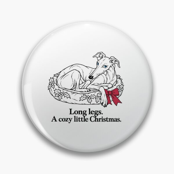 Item preview, Cozy Greyhound Curled Up for a Quiet Christmas designed and sold by Soft Paws Sketches.