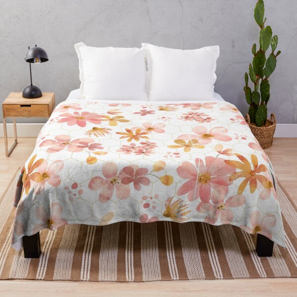 Item preview, Floral Honeycomb designed and sold by April Long Designs.