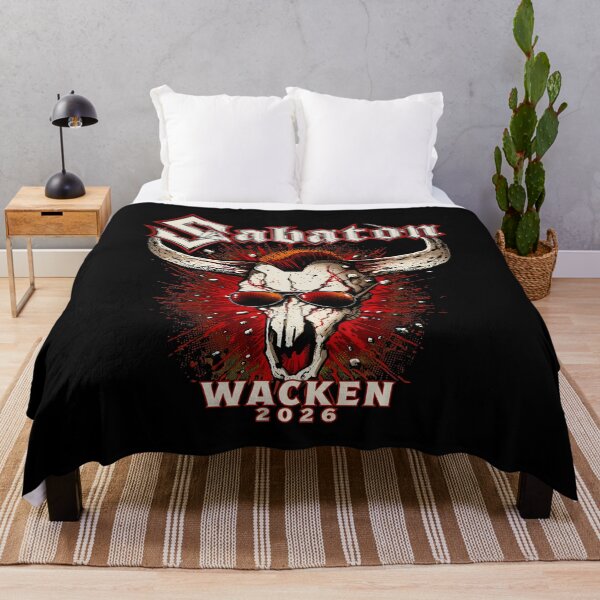Item preview, Sabaton Wacken 2026 Bull Skull Mohawk designed and sold by Fan-7thers.